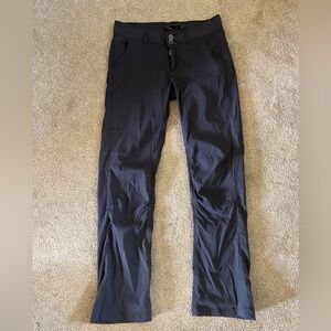 Prana Charcoal Gray Athletic Hiking Pants